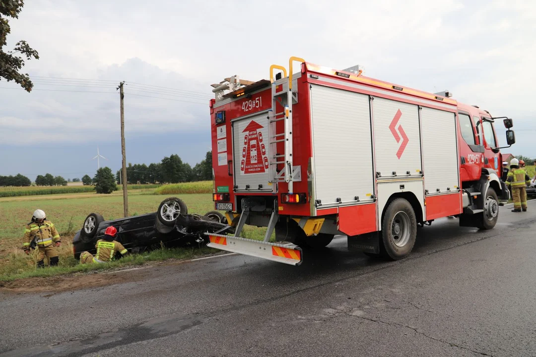 Dachowanie BMW w powiecie kutnowskim