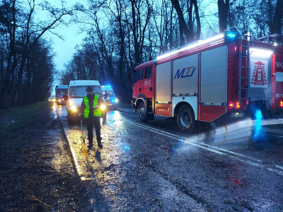 Wypadek w Kolonia Głowa pod Zgierzem