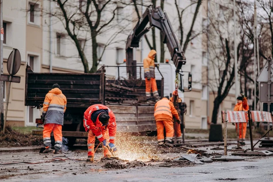 To koniec tymczasowej krancówki pod Centrum Krwiodawstwa w Łodzi