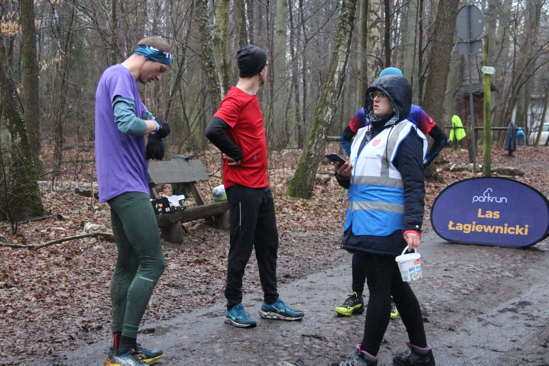 Walentynkowy parkrun w Lesie Łagiewnickim