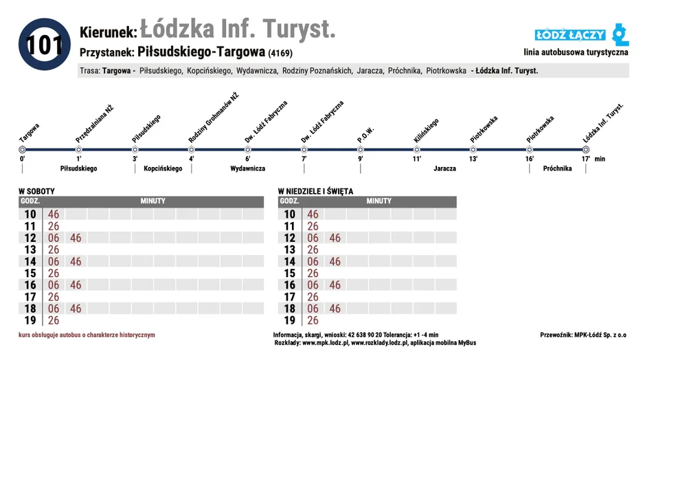 Ruszyły Łódzkie Linie Turystyczne 2024