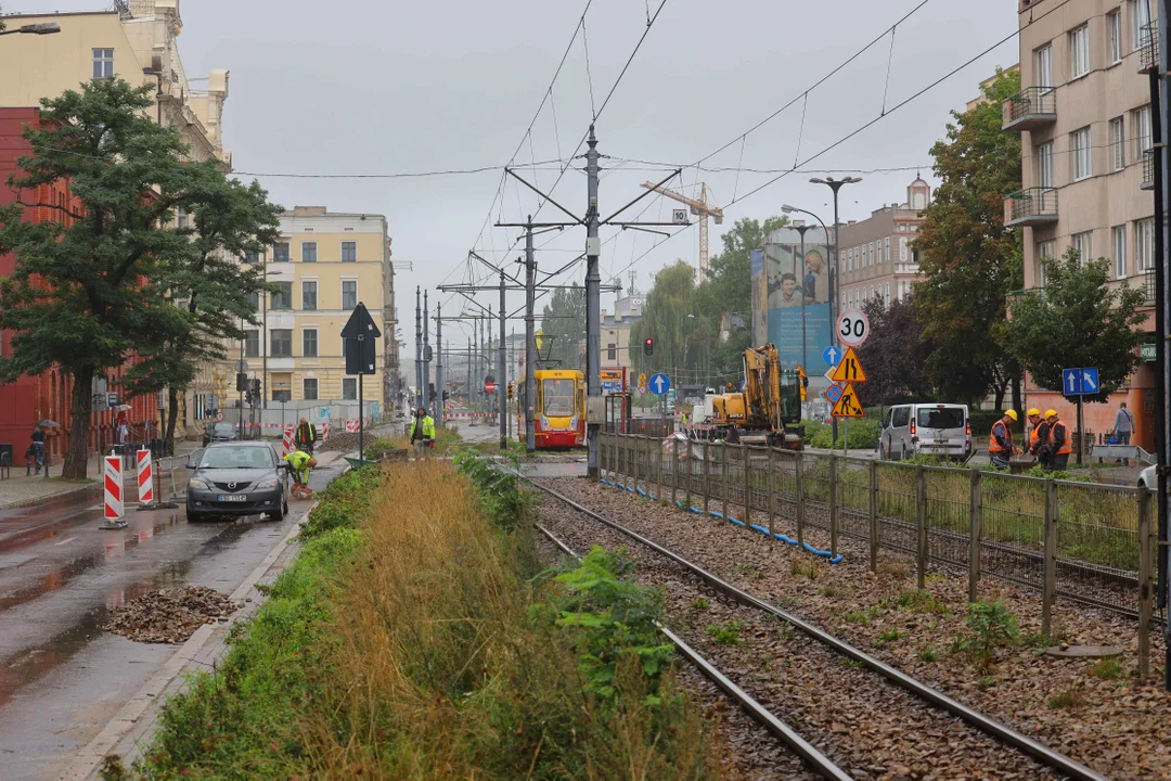 Skrzyżowanie al. Kościuszki i ul. Zielonej do zamknięcia