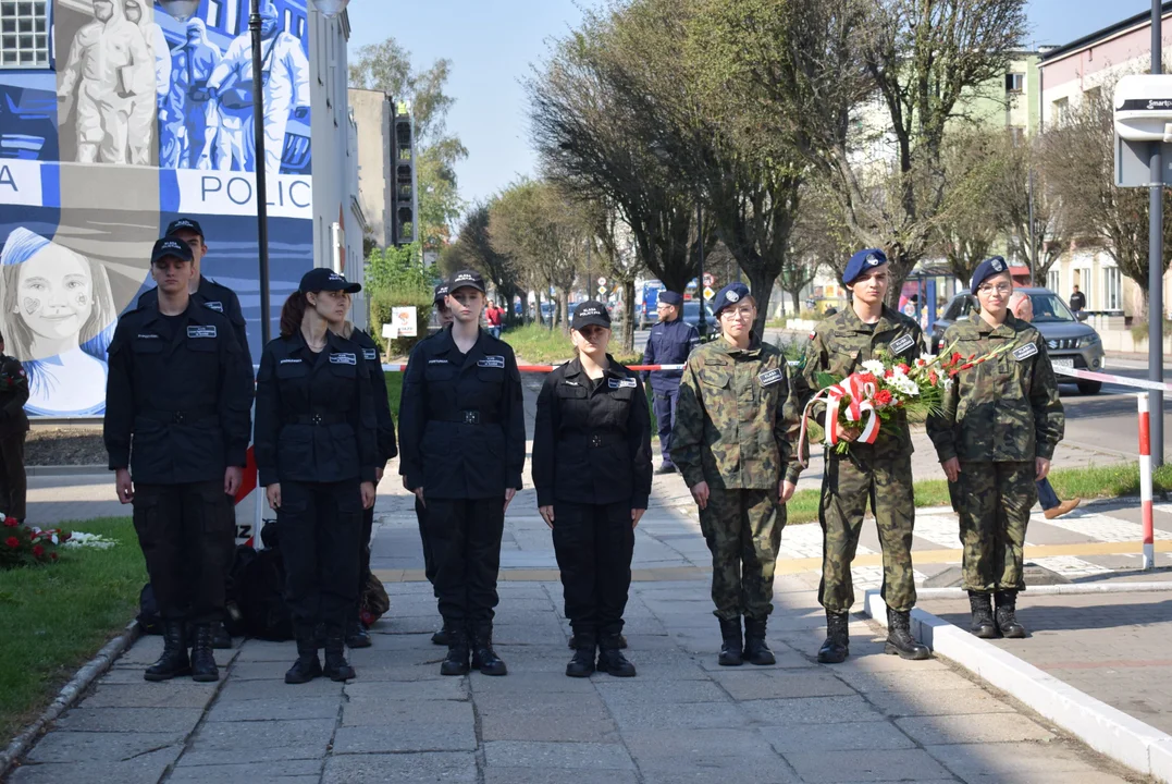 Uroczystości przy KPP w Zgierzu