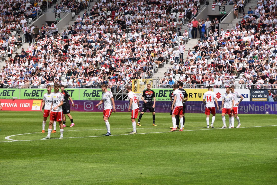 Piłkarskie starcie ŁKS Łódź z Resovią - Stadion Króla 21.05.2023