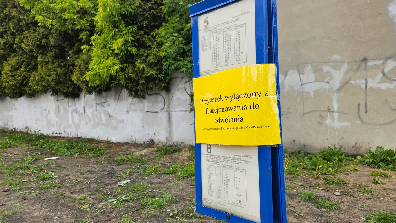 Budowa ronda na ul 1 Maja w Zgierzu