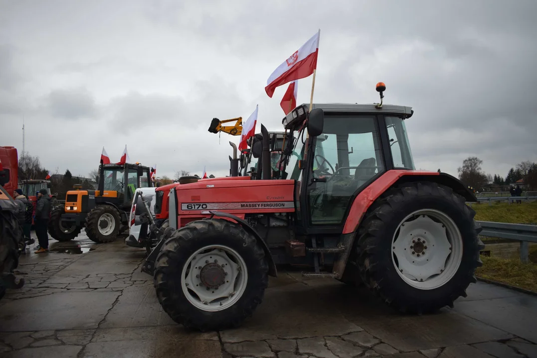 Protest rolników w Łódzkiem