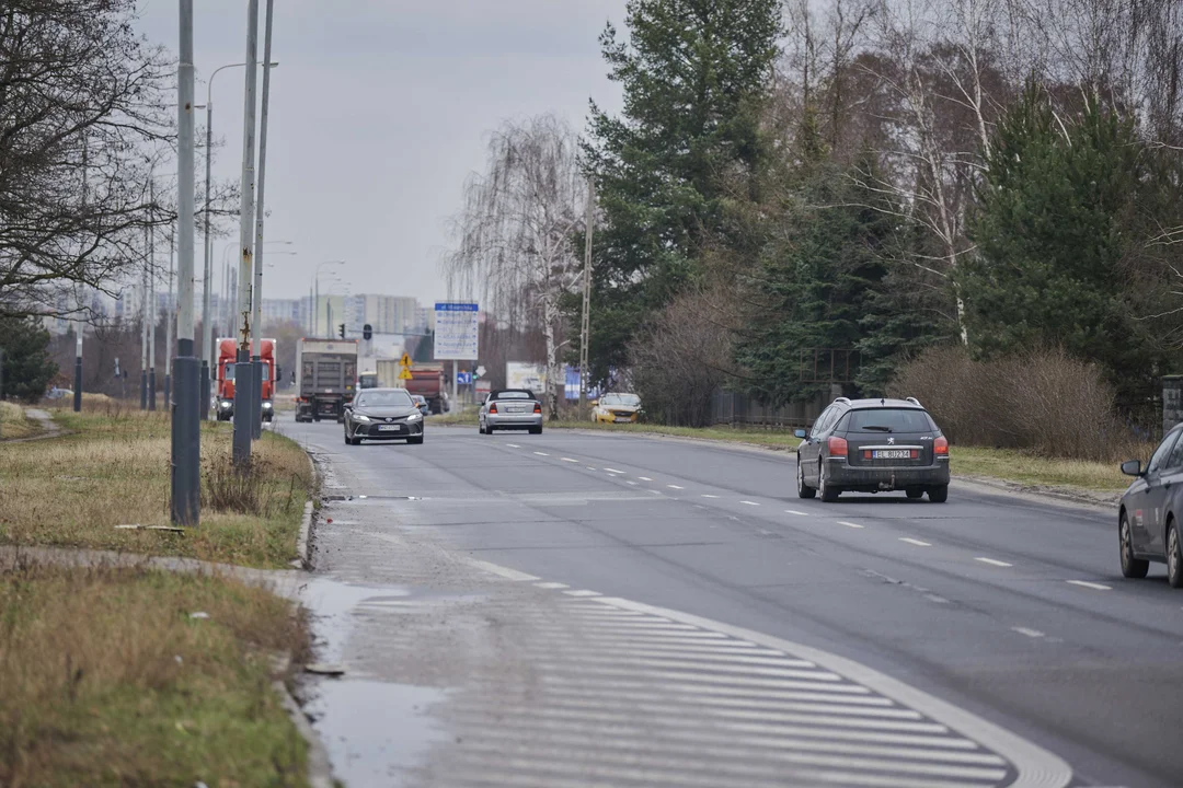 Remont ulicy Maratońskiej w Łodzi