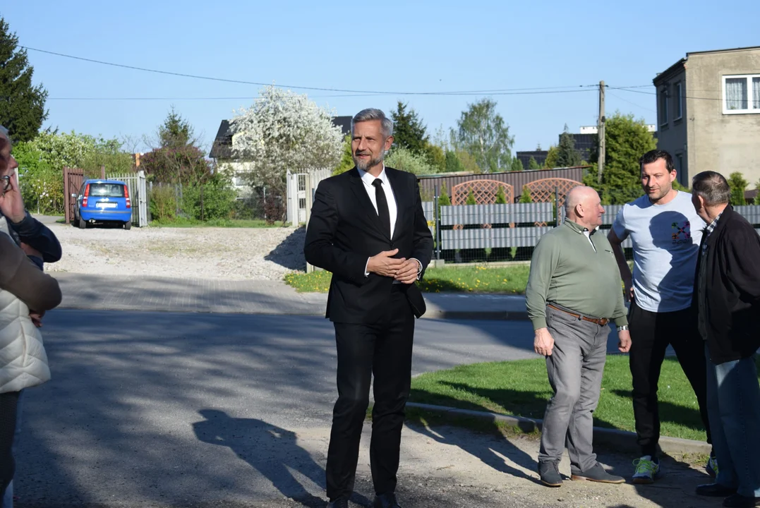 Spotkanie mieszkańców z prezydentem na Przybyłowie