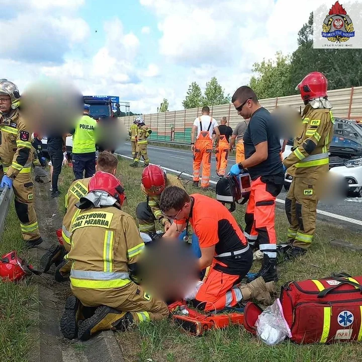 Dwa zdarzenia na A2 zablokowały na kilka godzin ruch w kierunku Poznania