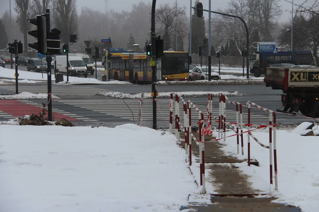 Przebudowa Wojska Polskiego w Łodzi - stan prac na 8.12.2023 r.