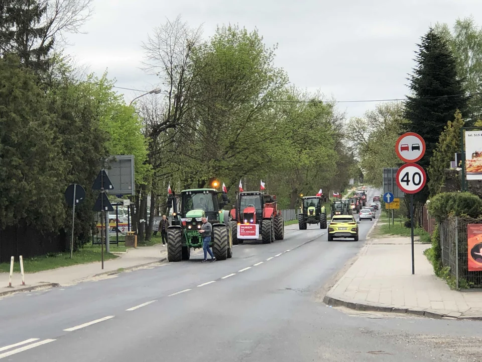 Protest rolników w Nowosolnej - 12.04.2024 r.