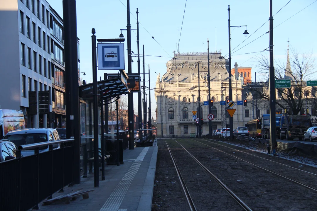 Utrudnienia dla podróżnych na Zachodniej w Łodzi