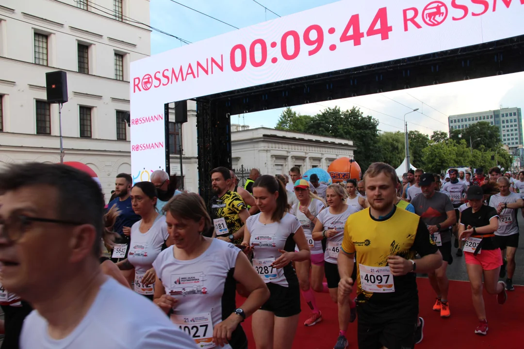 21. Bieg Ulicą Piotrkowską Rossmann Run w Łodzi