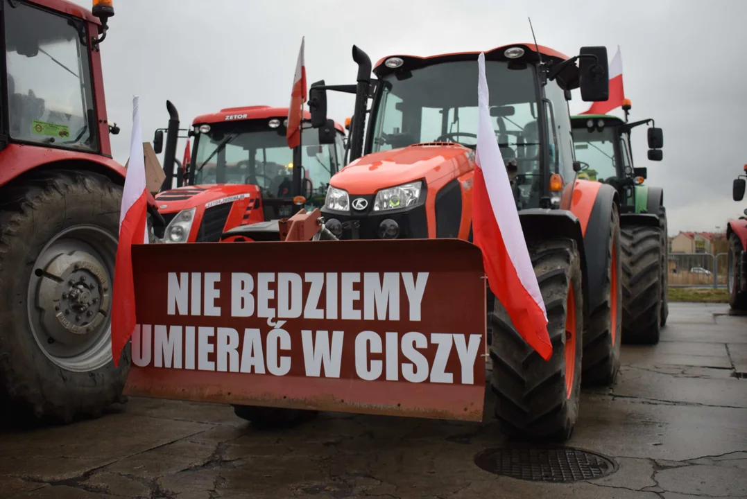 Protest rolników w Łódzkiem