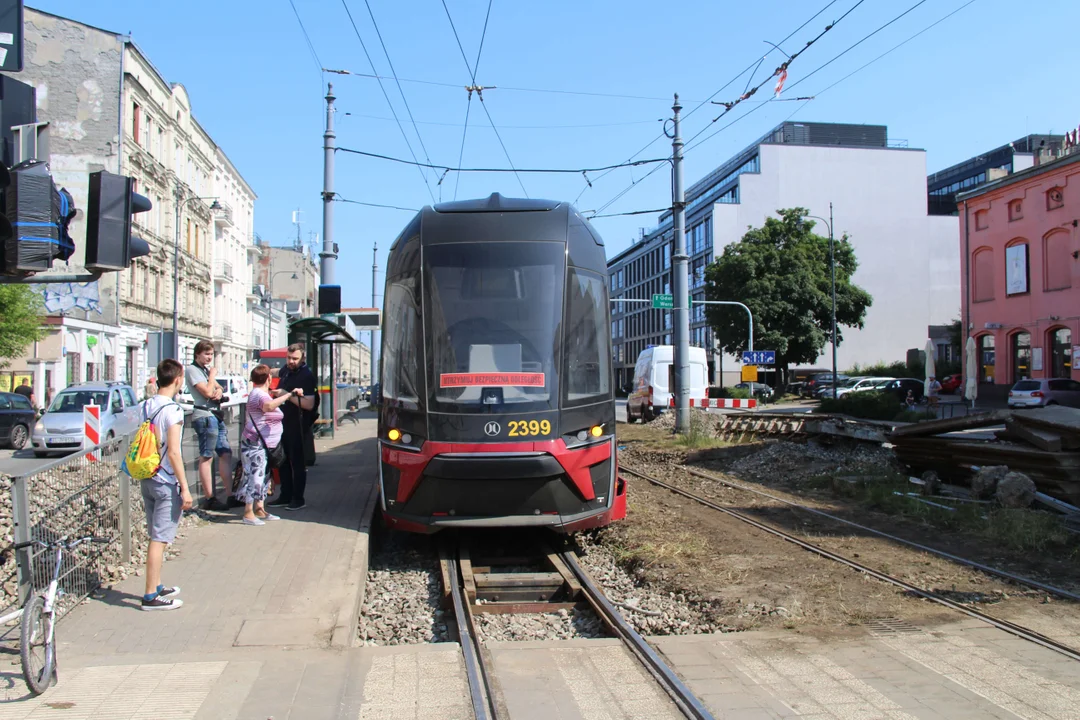 Utrudnienia po wykolejeniu tramwaju w Łodzi