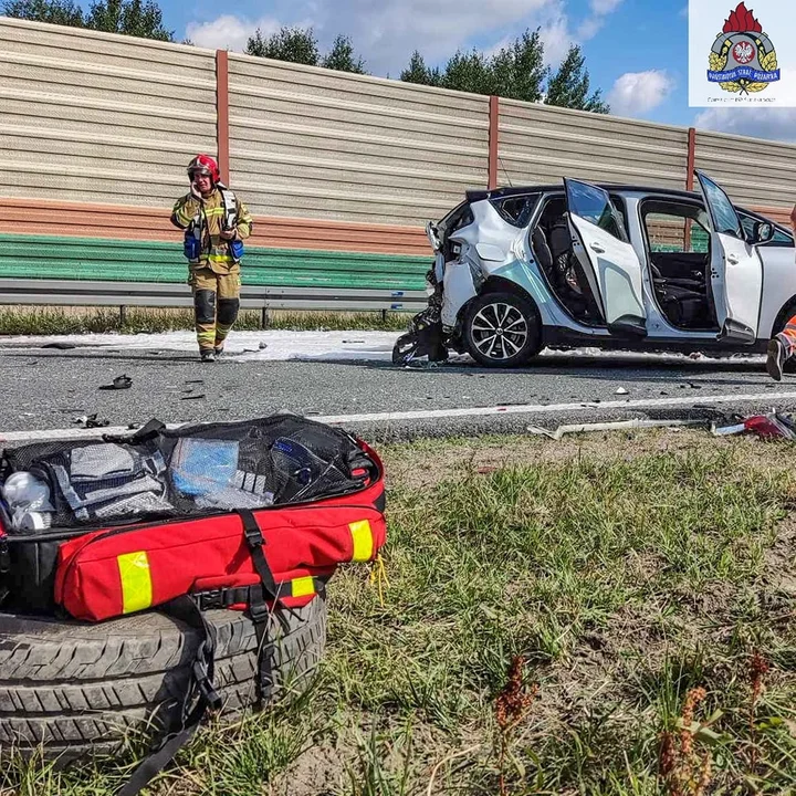 Dwa zdarzenia na A2 zablokowały na kilka godzin ruch w kierunku Poznania