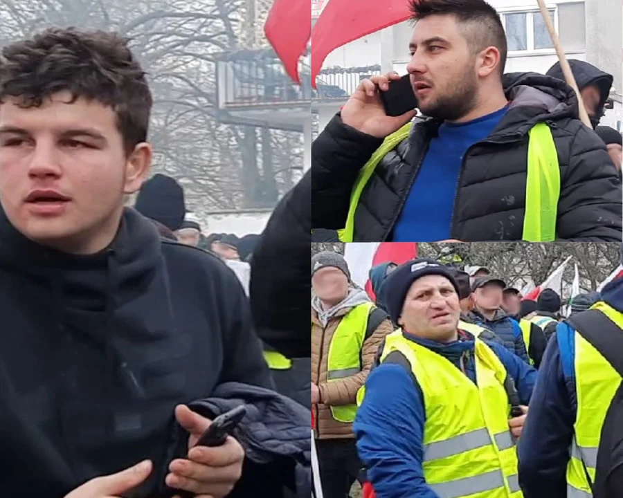 Strajk rolników. Polica poszukuje tych osób. To chuligani czy rolnicy?