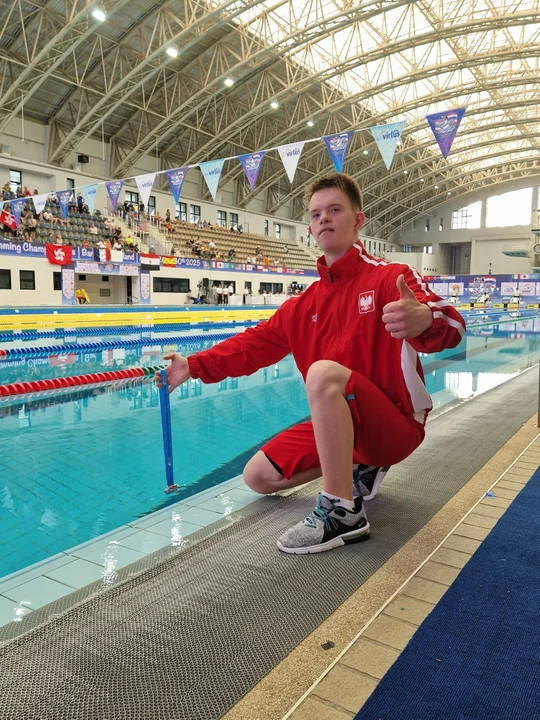 Bartosz sokalski z medalami
