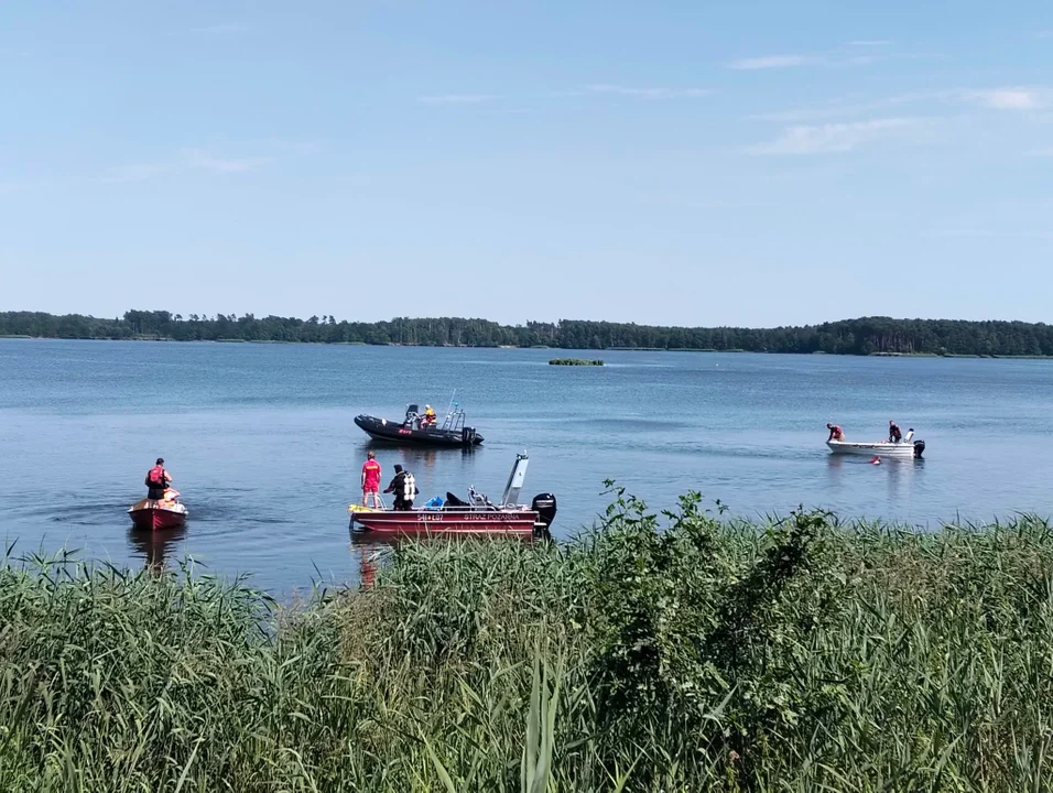 Akcja poszukiwawcza na Zalewie Sulejowskim