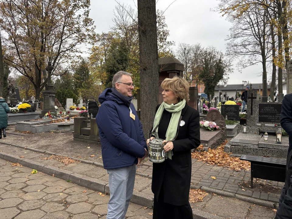 Stary Cmentarz w Łodzi podczas Wszystkich Świętych 2024