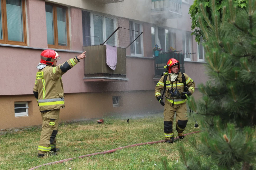 Straż pożarna komentuje pożar w Kutnie