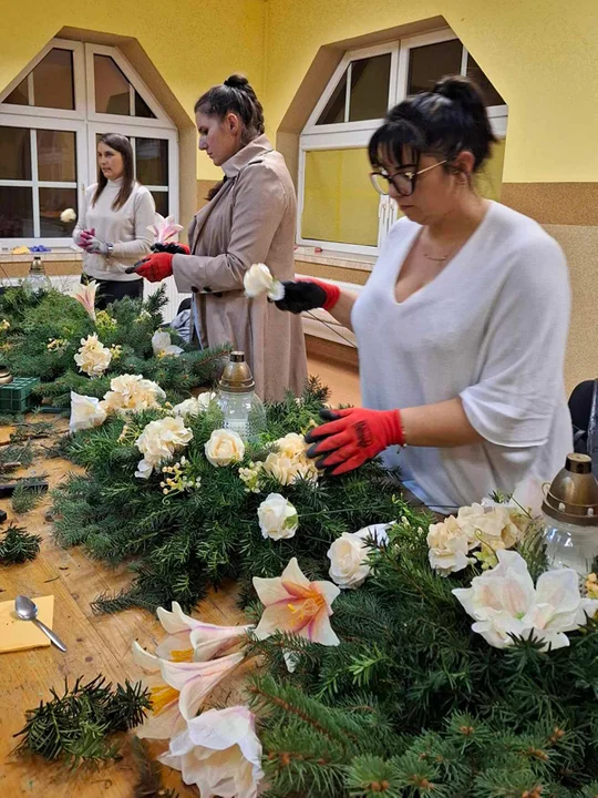 Warsztaty florystyczne w Gminnym Ośrodku Kultury w Piątku