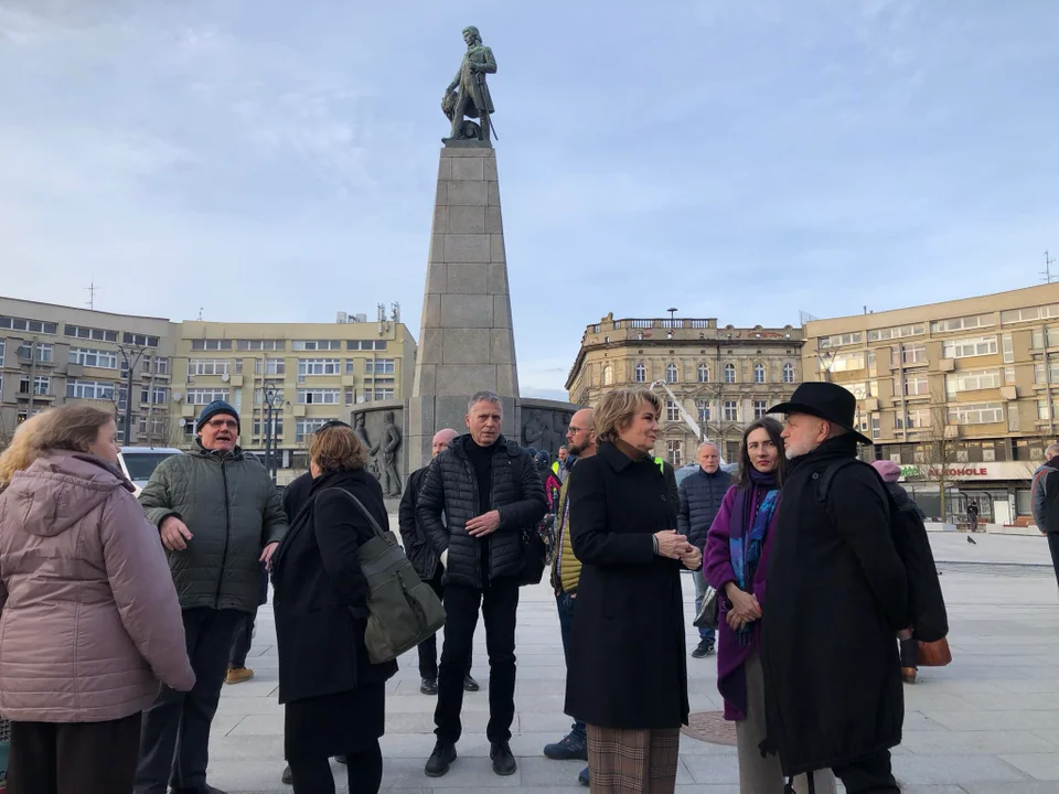 Społeczny odbiór inwestycji placu Wolności w Łodzi