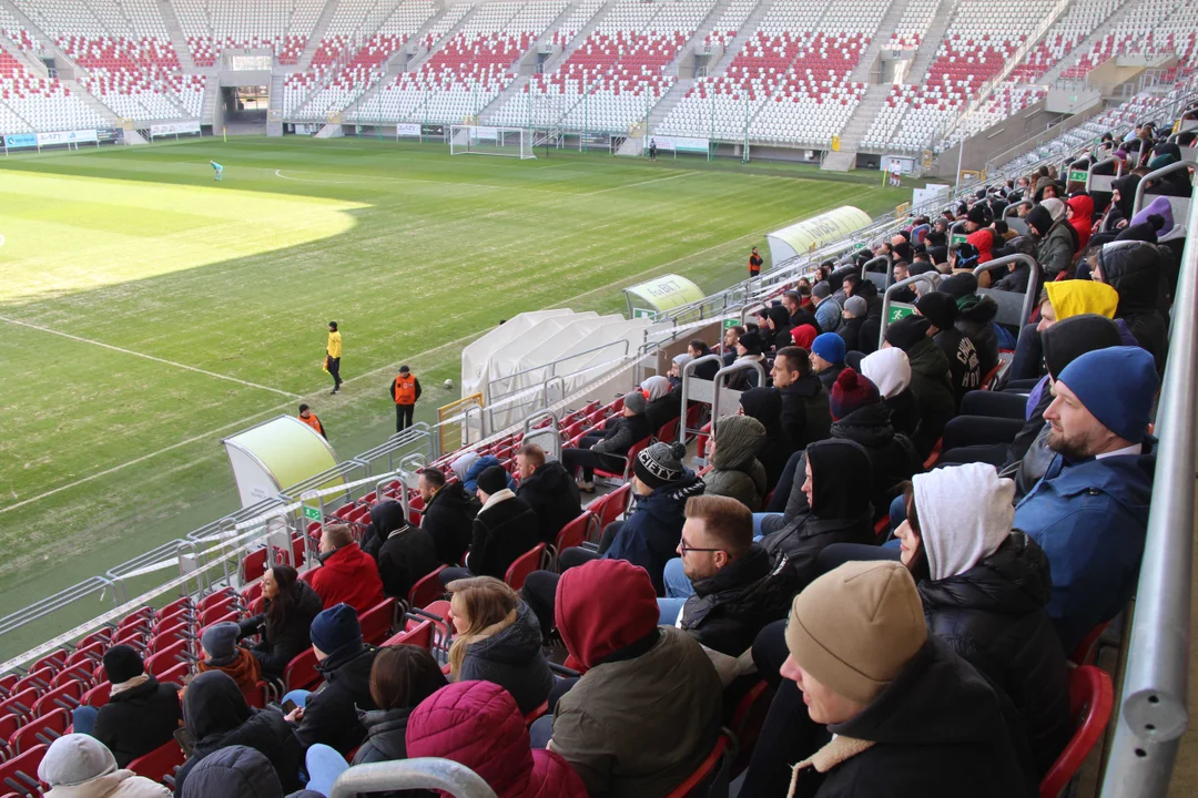 Ćwiczenia służb specjalnych na stadionie ŁKS-u