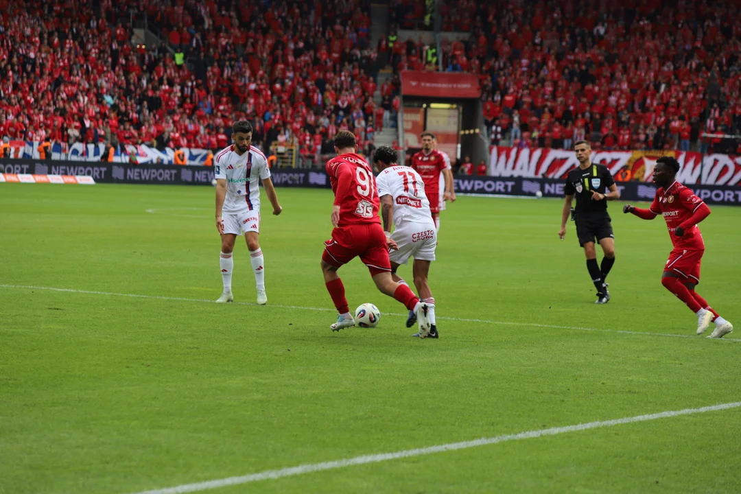 Mecz Widzew - Raków Częstochowa