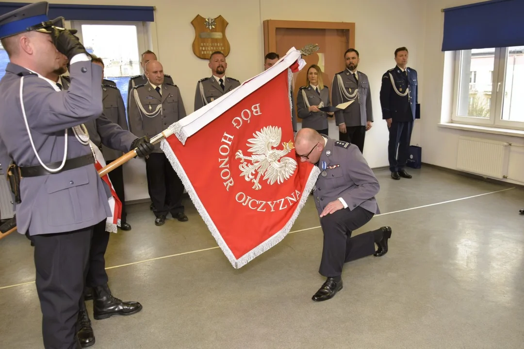 Ins. Wojciech Włodarczyk zdaje obowiązki Komendanta KPP w Zgierzu