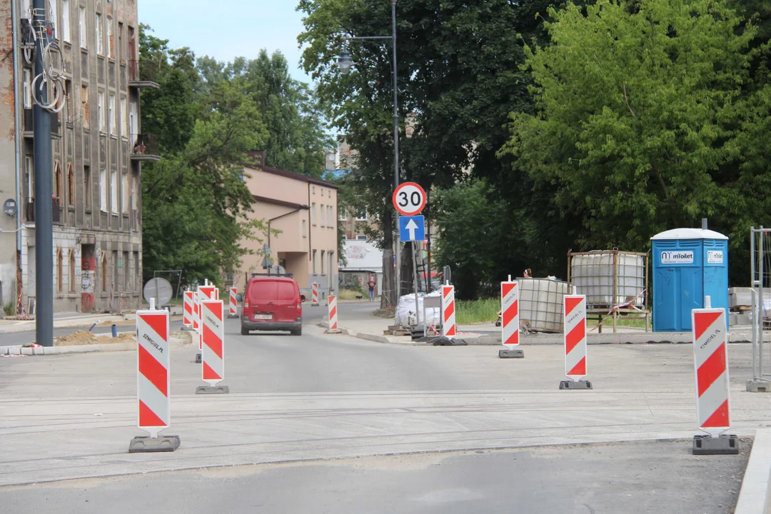 Zmiana organizacji ruchu na skrzyżowaniu Franciszkańskiej i Smugowej w Łodzi.