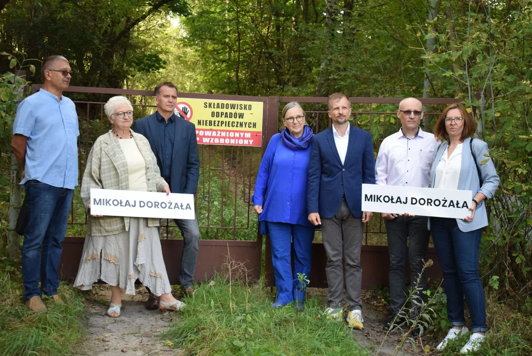 Składowisko odpadów chemicznych w Zgierzu punktem kampanii wyborczej