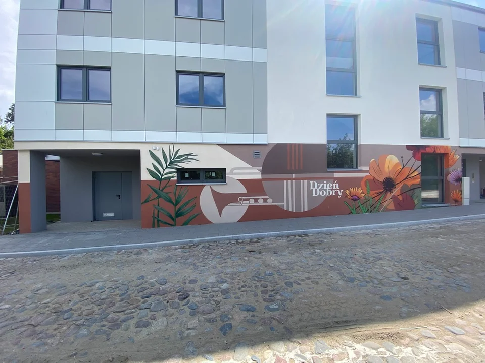 Mural przy ul. Ogińskiego