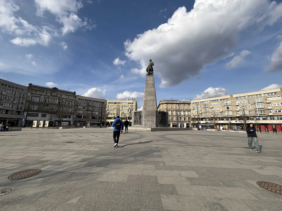 Tak zmienił się plac Wolności w Łodzi
