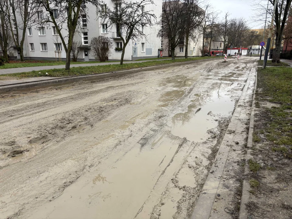 Remont ulicy Boya-Żeleńskiego w Łodzi