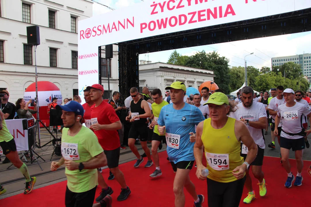 21. Bieg Ulicą Piotrkowską Rossmann Run w Łodzi