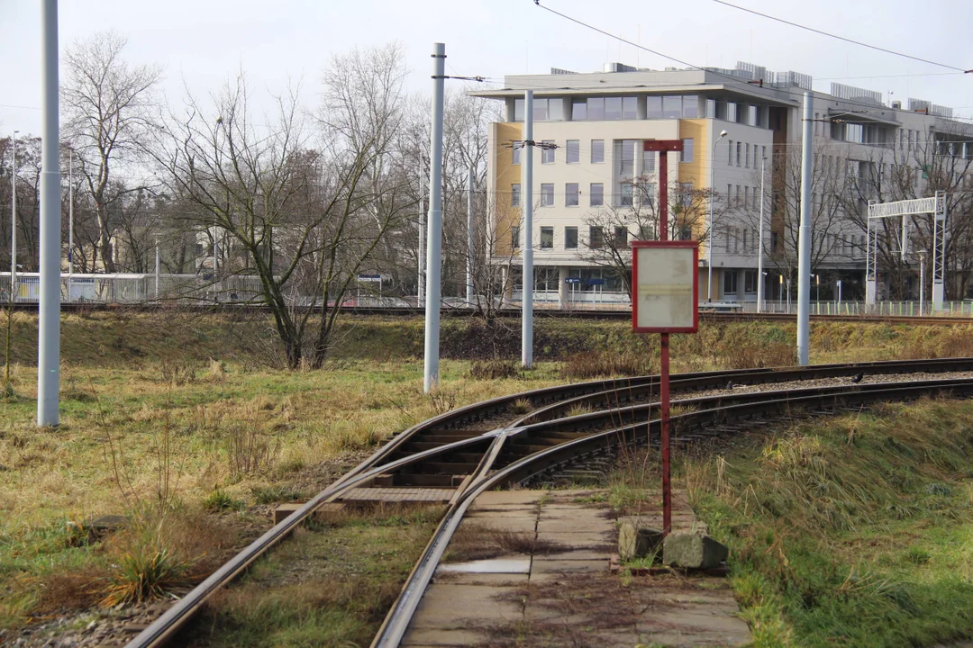 Krańcówka tramwajowa Łódź Żabieniec