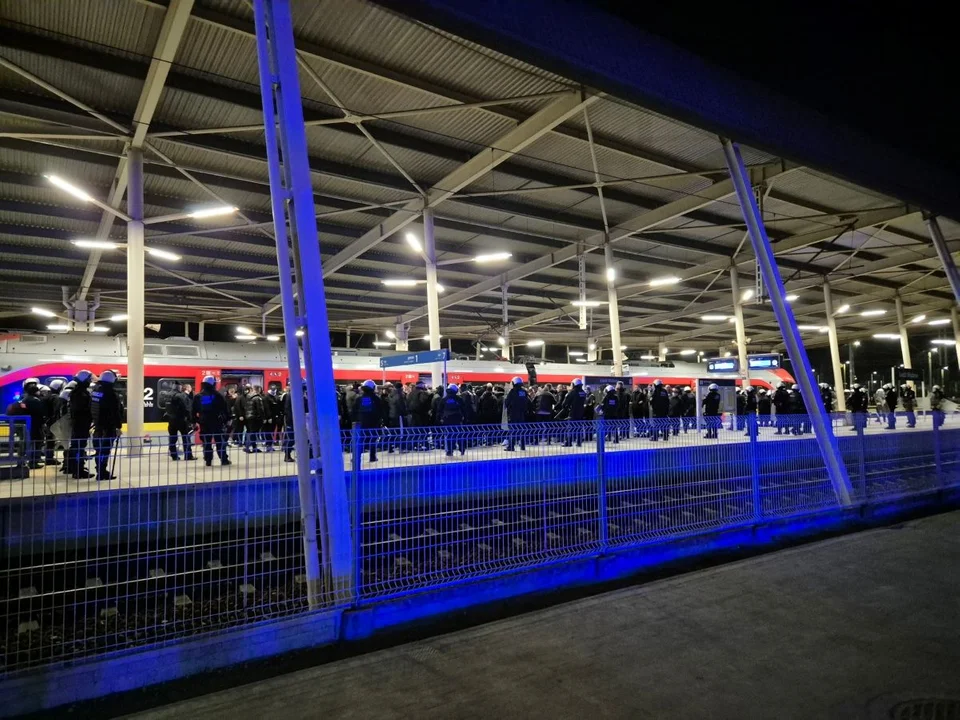 Wielka akcja policji na Widzewie