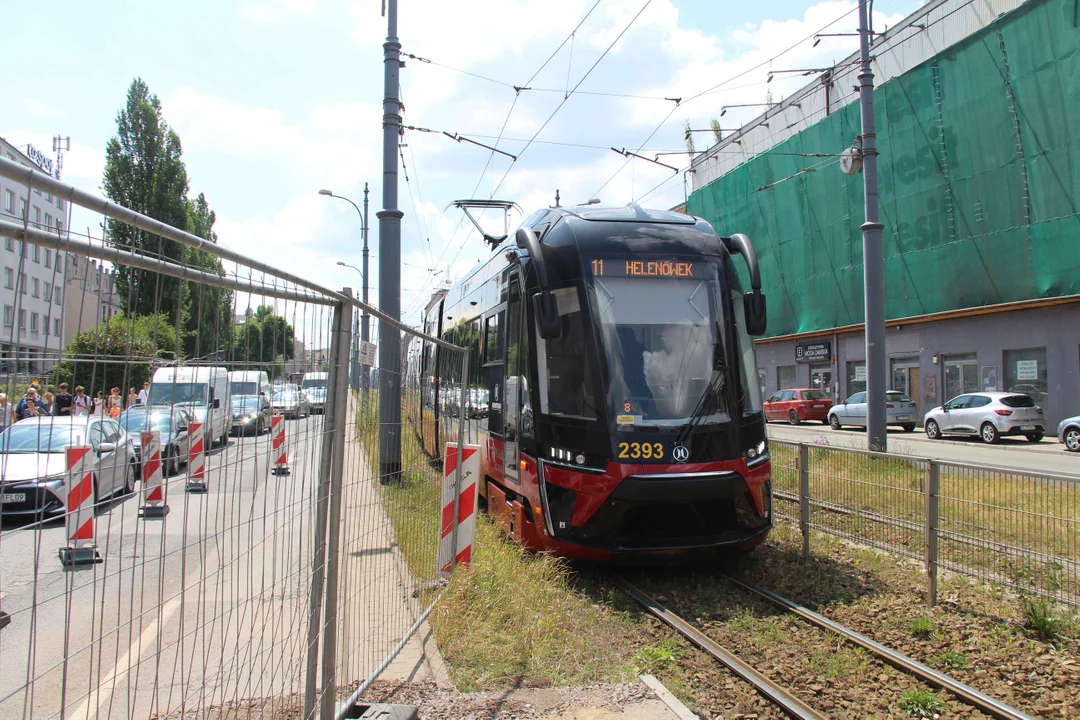 Utrudnienia po wykolejeniu tramwaju w Łodzi