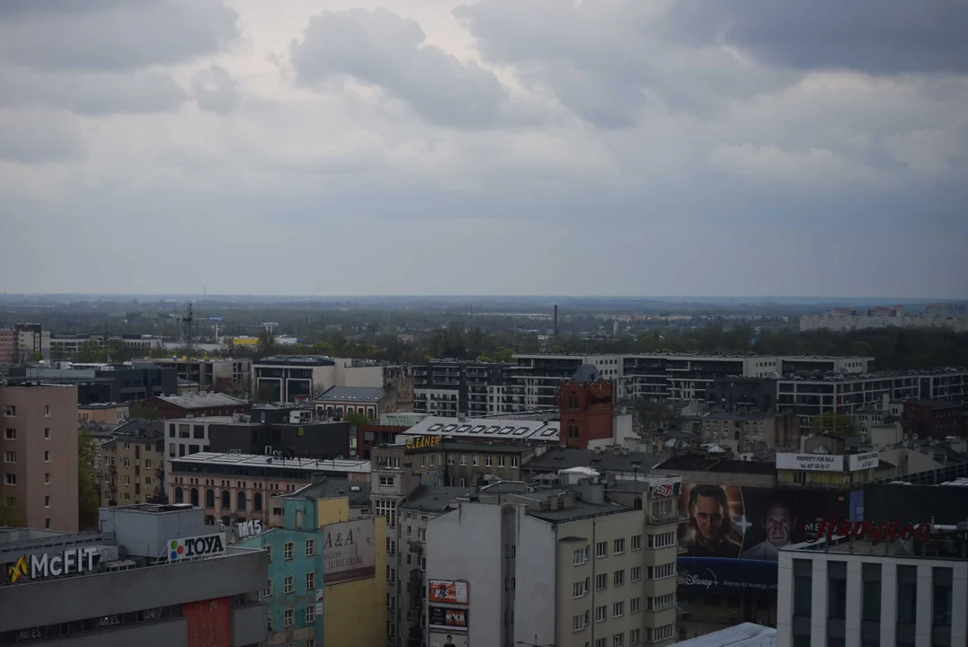 Panorama miasta widziana z wieżowca Red Tower