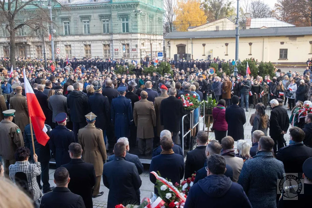 Uroczyste obchody Święta Niepodległości w Łodzi