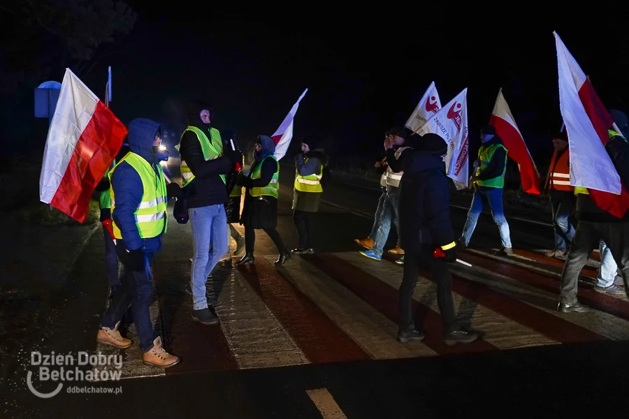 Protest pracowników Elbest Security