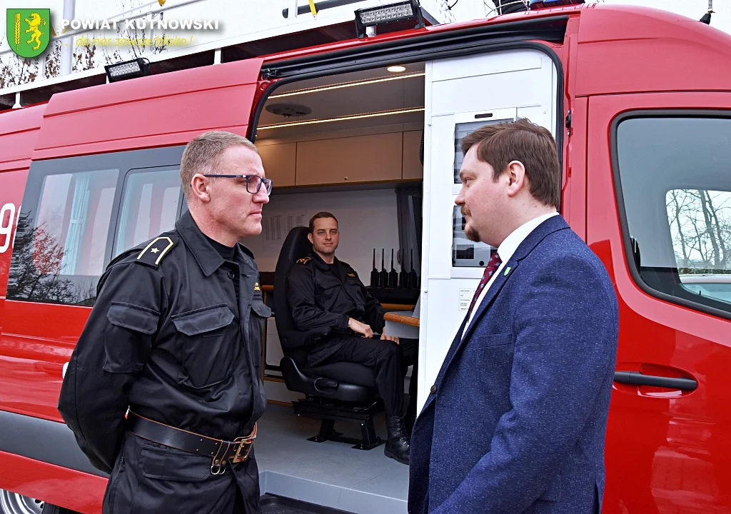 Starosta Daniel Kowalik wziął udział w naradzie rocznej KP PSP w Kutnie i OSP z powiatu kutnowskiego