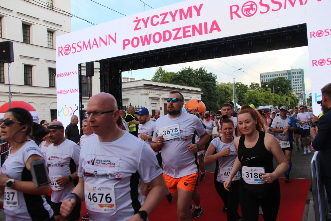 21. Bieg Ulicą Piotrkowską Rossmann Run w Łodzi