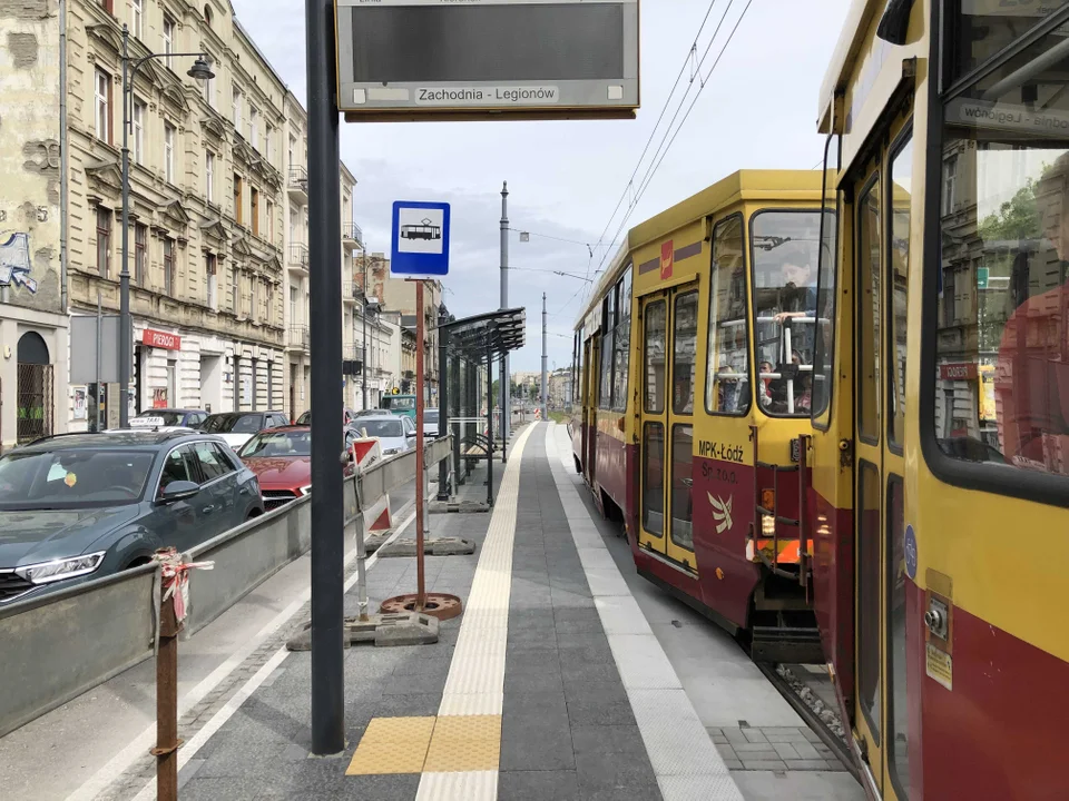 Przystanki przy Zachodniej z Legionów już działają