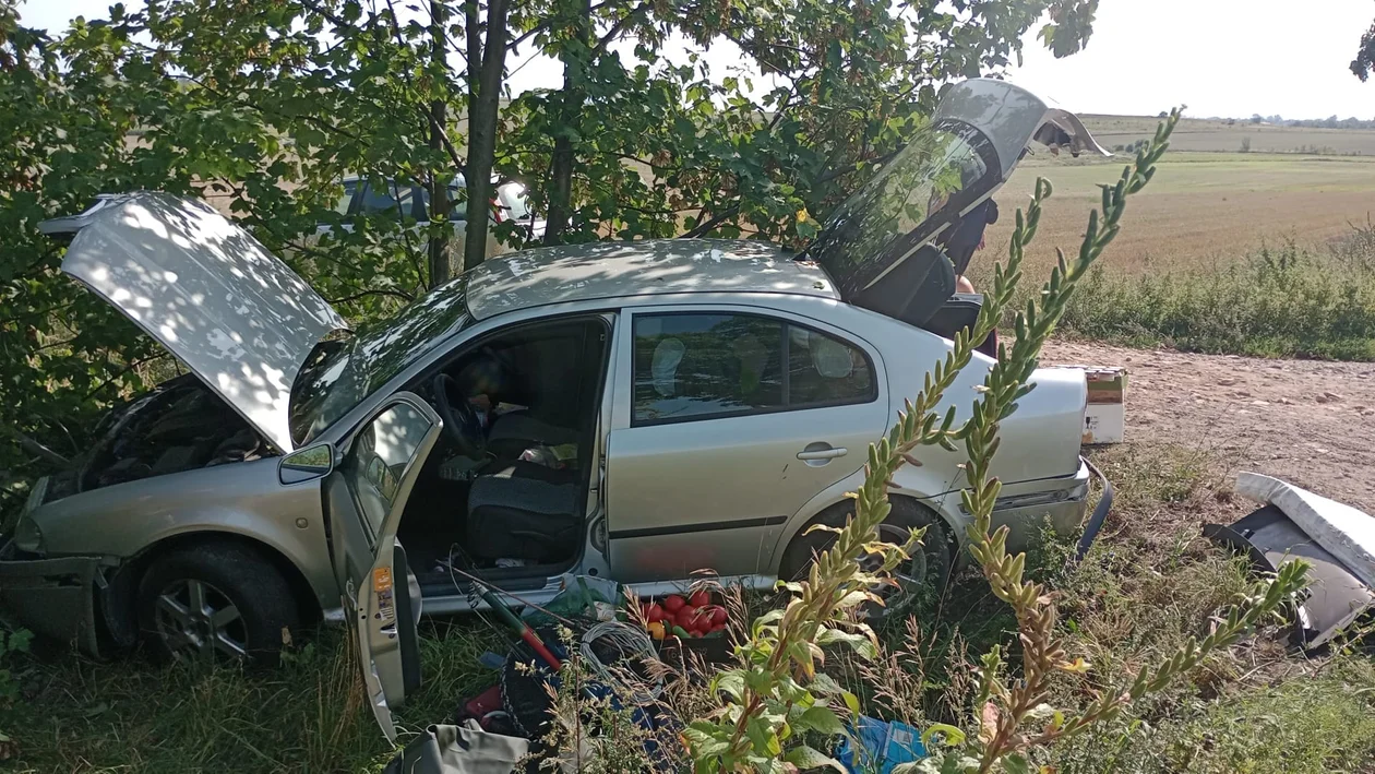 Dwie osoby ranne pod Łęczycą. W akcji liczne siły ratunkowe [ZDJĘCIA] - Zdjęcie główne