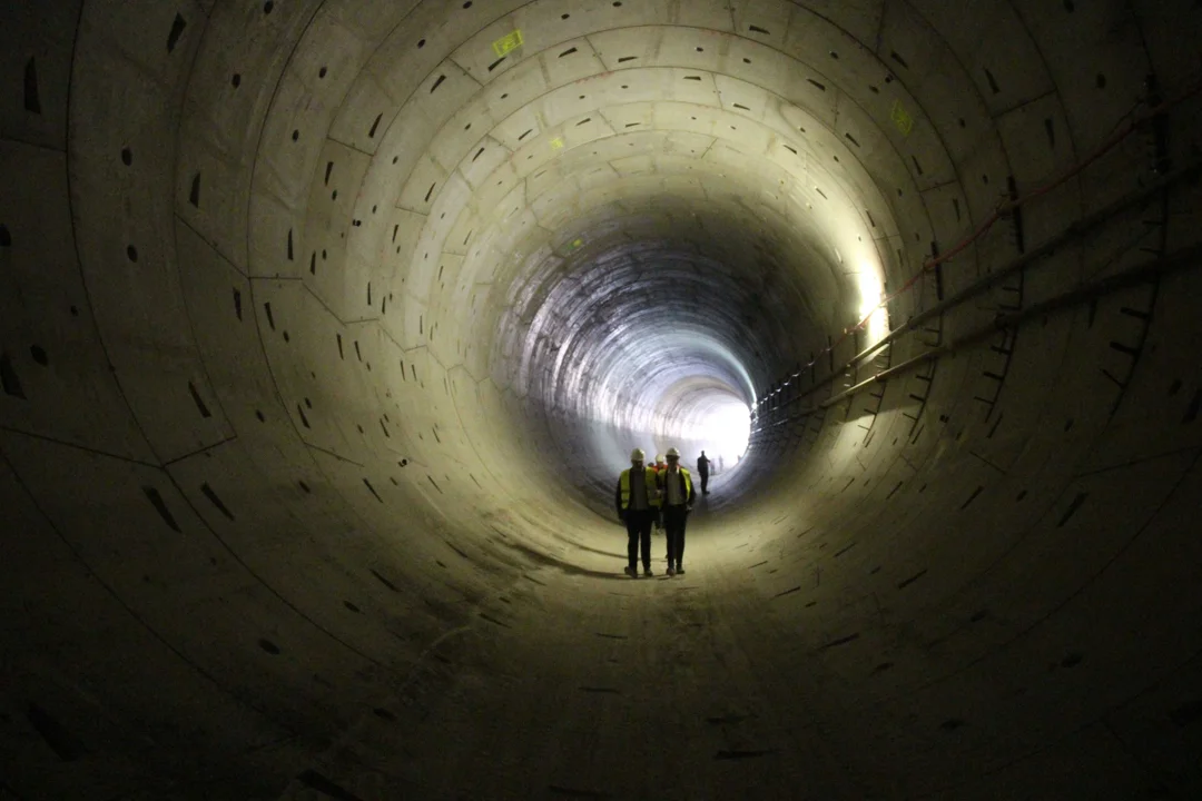 Trwa budowa tunelu kolejowego pod Łodzią - odcinek do przystanku Łódź Koziny