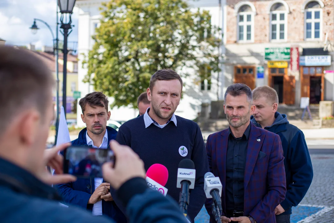 Konferencja Michała Kołodziejczaka i Agrounii w Kutnie