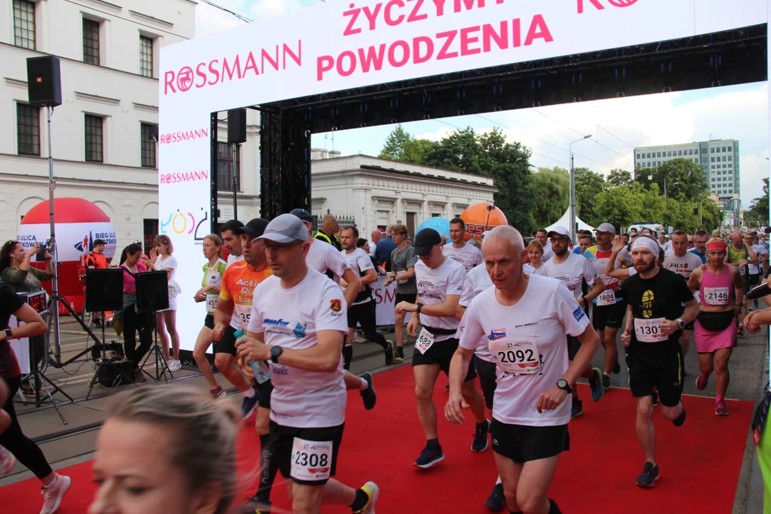 21. Bieg Ulicą Piotrkowską Rossmann Run w Łodzi