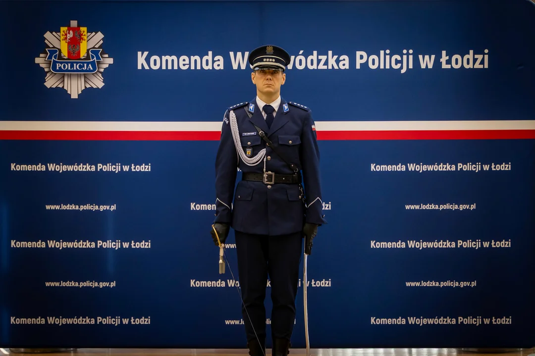 Nowi policjanci w KWP w Łodzi